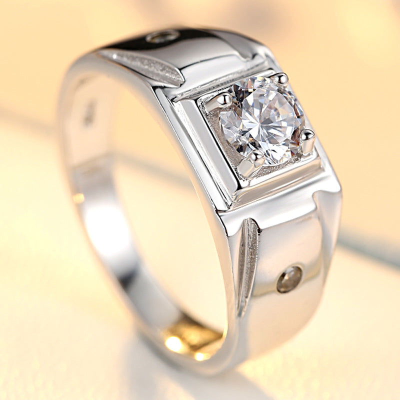 Diamond-Studded Ring